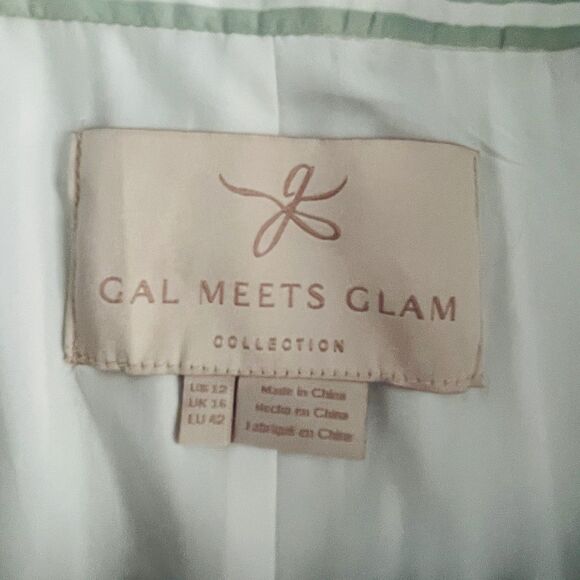 Gal Meets Glam Maxi Dress  12 Jasmine Ruffle Tier Maxi Green Stripe Cottagecore - Picture 4 of 16